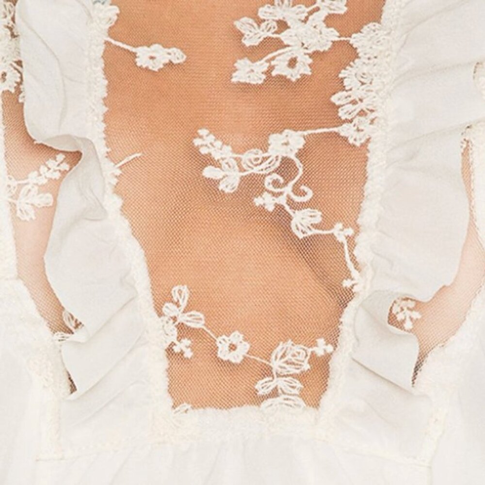 For Love & Lemons Rosebud Ruffle Mini Dress - Picture 3 of 3